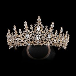 Bride Gold silver Crown Headwear Water Diamond New Wedding Dress Accessories Wedding Hair Accessories
