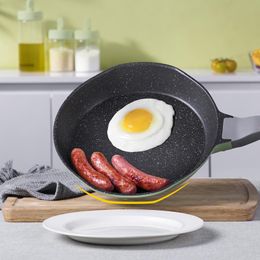 Pans Cooking Frying Pan Baking Skillet Steak Egg Saucepan Pizza Breakfast Non Stick Pancake Gas Cooker Jogo De Panela Cookware 60