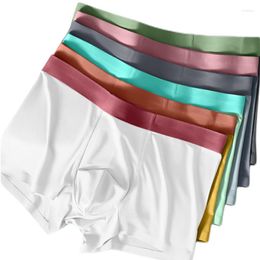 Underpants Underwear Male Traceless Graphene Underpant Sexy Elastic Panties L-4XL