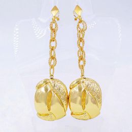 Dangle Earrings Sunny Jewellery Fashion 2023 Long Drop For Women Copper High Quality Round Face Party Wedding Daily