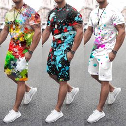 Ethnic Clothing Men Summer Outfit Beach Short Sleeve Printed Shirt Suit Pants With Prom Suits 3 Purge For