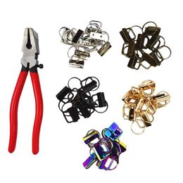 Keychains 25mm 5 Colours Key Fob Hardware With 1Pcs Pliers Glass Running Tools For InstallKeychains