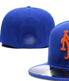 Ready Stock Wholesale High Quality Men's New York Sport Team Fitted Caps LA NY Flat Brim on Field Hats Full Closed Design Size 7- Size 8 Fitted Baseball Gorra Casquette A3