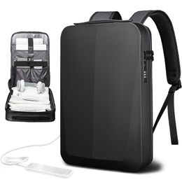 NOVA Mochila comercial de 15,6 polegadas Bagpack Men elegante e elegante saco de computadores anti-roubo masculino masculino