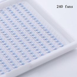 False Eyelashes Fans Sharp Stem Narrow Base Spot Colour Lashes 5D-10D Russian Volume Colourful Extension Makeup CiliaFalse