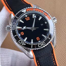 designer watch Men watches Top Automatic Ceramic 8900 Movement 43.5mm Case Ocean Leather strap Life Waterproof di lusso