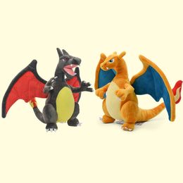 Wholesale anime pocket high quality 4 kinds of Fire dragon plush toys children's games Playmate holiday gift room decoration