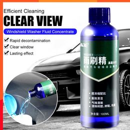 New 100ML Car Windshield Washer Fluid 1 40 Concentrate 1Bottle for 4L Oil Film Dirt Remover Essence Glass Cleaning Fluid Accessories