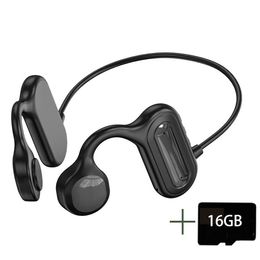 Real Wireless Earbuds Bone Conduction Headphones Bluetooth 5.2 Wireless Earphones Waterproof Sports Headset with Mic for Workouts Running Driving