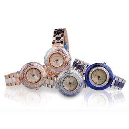 Women s Watches SALE Discount Melissa Ceramic Crystal Rotating Rose Camellia Flower Watch Fashion Luxury Girl Birthday Gift 230506