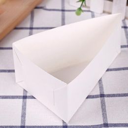 Gift Wrap 20 PCS Cake Container Triangle Dessert Box Bakery Carrier Cupcake Containers Boxes Cheesecake Pie Cardboard Stand Carriers Tray