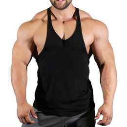 Men's Tank Tops Arrivals Bodybuilding stringer tank top Gym sleeveless shirt men Fitness Vest Singlet sportswear workout tanktop 230506