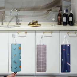 Storage Bags Linen Hanging Bag Wall Mounted Wardrobe Hang Pouch Cosmetic Toys Organiser Glasses Sundries