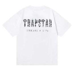 Trapstar Designers Mens Shirt Summer Loose ees Fashion Man Casuals Luxurys Clothing Street Short Sleeve Women shirts Size S-XXL