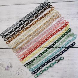 Chains 1.0 Metre 11 19mm Acrylic Colours Strands Linked HandBag Women DIY Accessories Glasses Chain Components