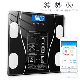 Scales Smart Body Fat Scale Wireless Digital Weight Scale with Bluetooth Electronic Body Composition Analyzer Weighing Smartphone App