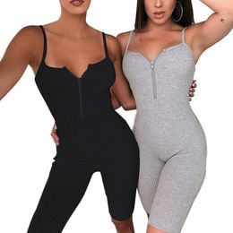 Women's Jumpsuits Fashion Rompers Womens Playsuit 2023 Summer Bodycon Shorts Jumpsuit Club One Piece Overalls Outfit Streetwear Clothes &