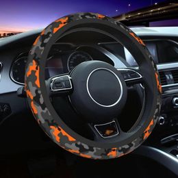 Steering Wheel Covers Camo Cover 14.5-15 Inch Car Protector Anti-Slip Accessories