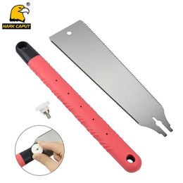 Zaag 10inch Double Edge Razor Saw Hand Saw 610/18TPI Wood Cutter Pull Saw For Garden Pruning Bamboo PVC Wood DIY Woodworking Tool