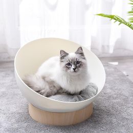 Mats Pet Cat's House Small Dogs Bed for Cat Round Nest Warm Kennel Kittens Beds Window Indoor Home Mats Outdoor Travel Products