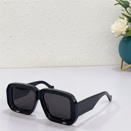 New fashion design sunglasses 40064 big square plate frame simple and vibrant Barcelona style popular outdoor uv400 protective glasses