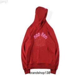 23gg Vintage Luxe Fashion Spider Hooded Pullover Red Sp5der Young Thug 555 Angel Hoodie Men High Quality Shoe Printing Web Blazers Size xl