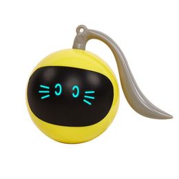 Toys FOFOS Smart Cat Toys Interactive Pet Electric Smart Funny Cat Magic Ball Artifact USB Rechargeable Kitten Electronic Ball Toys