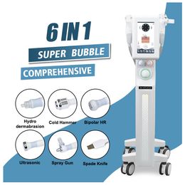 Microdermabrasion 6in1 machine oxygen jet machine hydrodermabrasion facial machine for spa
