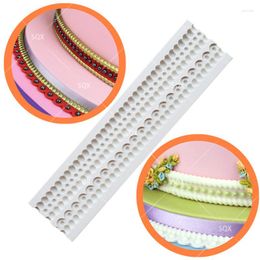 Baking Moulds Cake Border Silicone Moulds Semi-Circular Pearl Fondant Decorating Tools Sugarcraft Chocolate Candy SQ17165