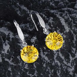 Stud Earrings WPB Design Women's Imitated Topaz Fireworks Female Zircon Luxury Jewellery Girl's Gift Holiday Party Trend