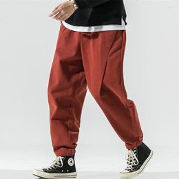 Men's Pants Autumn And Winter Japanese-style Harajuku Work Men's Chinese Casual Straight Retro Large Size Clothing