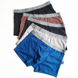 Underpants 5 Pieces Men panties Underwear Male Cotton Boxer Casual Breathable Underpants Comfortable Shorts 230508