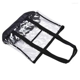 Storage Bags Transparent Beach Bag Clear Tote Lightweight For Pool