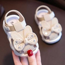 Sandals Princess Kids Summer Shoes Cute Soft Breathable Baby Girls Sandals Buckle Strap Anti Slip Toddler Children Beach Sandals