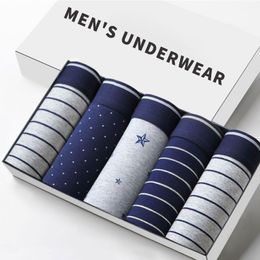 Underpants Male Panties Modal Men's Underwear Boxers Breathable Man Trunk Boxer Print Underpants Comfortable Brand Shorts Homme Men Pants 230508