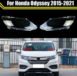 Car Headlight Lens Mask For Honda Odyssey 2015-2021 Headlamp Cover Replacement Auto Shell Glass Lamp Case Light Caps