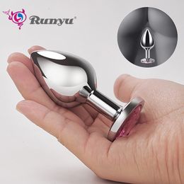 Anal Toys Steel Annal Plug Men Women Adult Trainer Sex Toys Stainless Metal Butt Couple Intimate Masturbator Dildo Ass Tool for Relaxation 230508