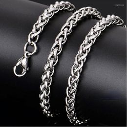 Chains 316L Stainless Steel Keel Cuba Link Chain Necklace For Men Women Punk Choker Aesthetic Trendy Wholesale Width 6mm