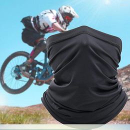 Scarves Silk Sunscreen Balaclava Hats Seamless Bandana Neck Gaiter Unisex Tube Motorcycle Dustproof Face Cover Sun Protection HoodScarves Sc