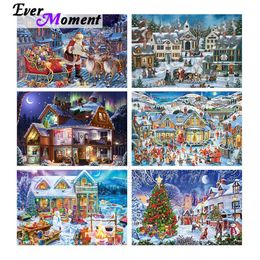 Stitch Ever Moment Diamond Painting Christmas Day Snowman Handmade Gift Resin Full Square Drill Mosaic Embroidery Decoration ASF2139