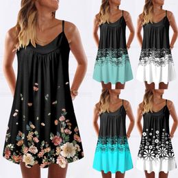Casual Dresses Independence Day For Women's American 4 Of July Athletic Summer Women Sexy Sleeveless Knit