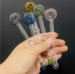 ACOOK 5.5 inch Smoking Pipe Oil Burner Glass Pipes with Spiral tube
