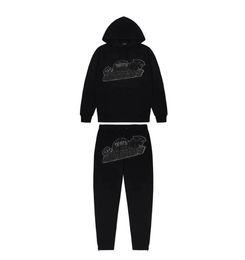 New Mens Tracksuits Top Version London Shooter Tracksuit Towel Printing Trapstar Hoodie Womens Set