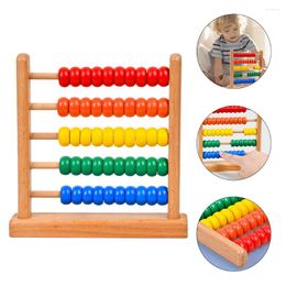 Gift Wrap Educational Toys Kids Abacus Counting Puzzle Math Squiz Learning Tool Beech Stand