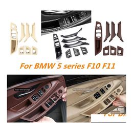 Other Auto Parts 7Pcs Car Interior Inner Door Handle Panel Pl Trim Er For 5 Series F10 F18 520 525 Grey Beige Black Left Hand Drive Dhsf8