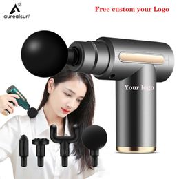 Full Body Massager Massage Gun Electric Massage Machine Portable Percussion Muscle Relief Pain Body Neck Back Vibration Massage Free Customization 230506