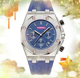 Four Styles Design Men Watches 42mm Casual Gentleman Business Fashion Premium Clock Stainless Steel Rubber Strap Quartz Analogue Casual Wristwatch Gifts bracelet