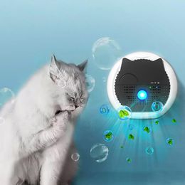 Housebreaking Pet Smart Air Purifier Deodorant Artifact 360° Sterilization Cat Litter Box Deodorizer Cat Disinfection Two Modes Ozone Remove