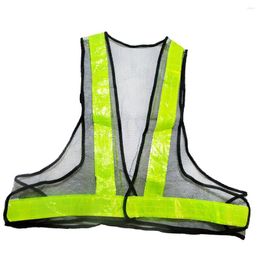 Motorcycle Apparel . Vest High Visibility Clothing Polyester Mesh Fabric