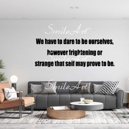 Wall Stickers Diy Quote Cartoon Decals Pvc Mural Art Poster For Kids Rooms Decoration Home Party Decor Wallpaper